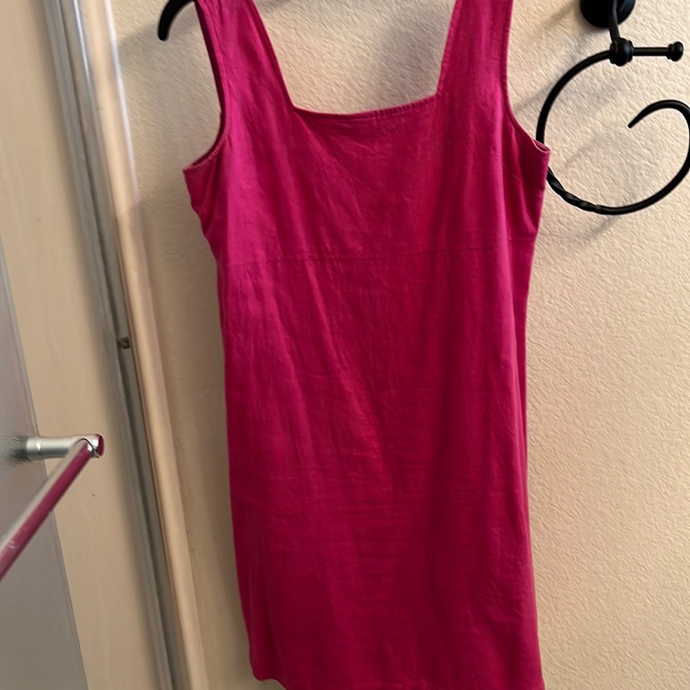 Pink cotton sundress